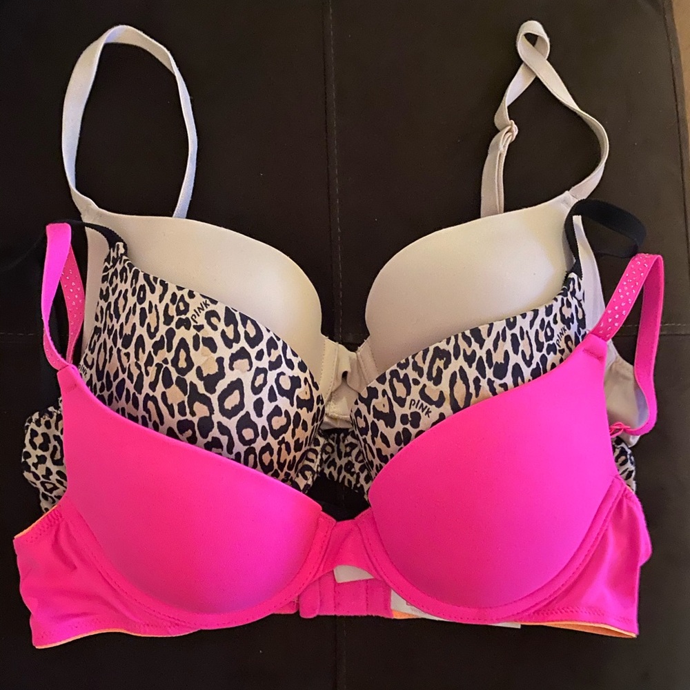 Victoria’s Secret PINK Wear Anywhere Bras 34A